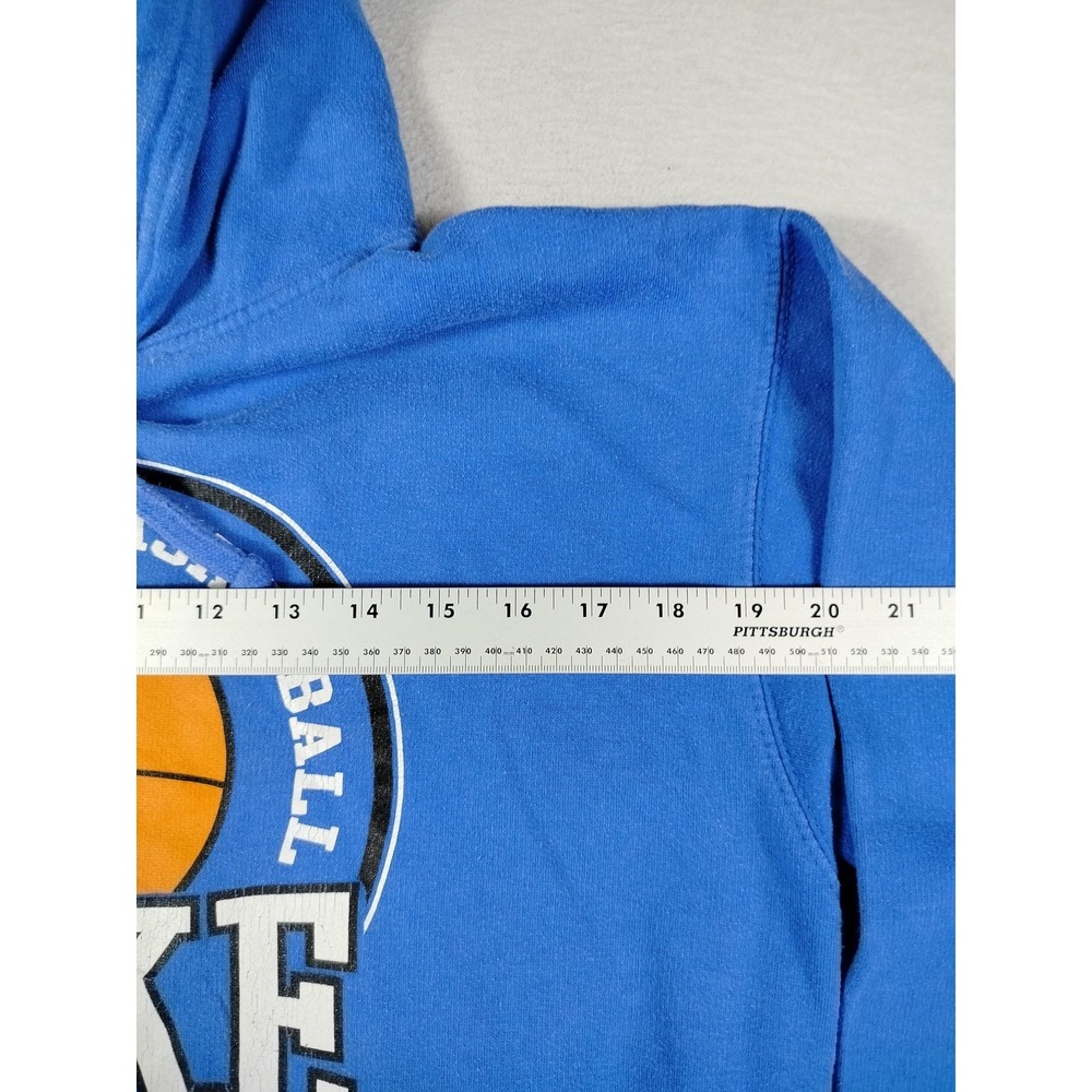 Vintage Duke Blue Devils Hoodie Mens Medium Blue Basketball Fleece TRT Classics - Picture 7 of 9